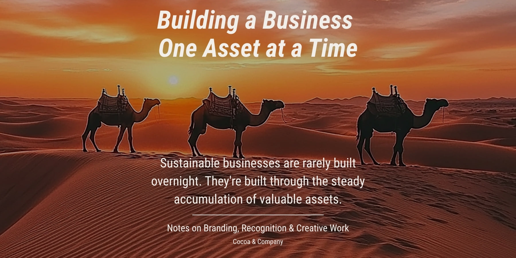 Building a Business One Asset at a Time