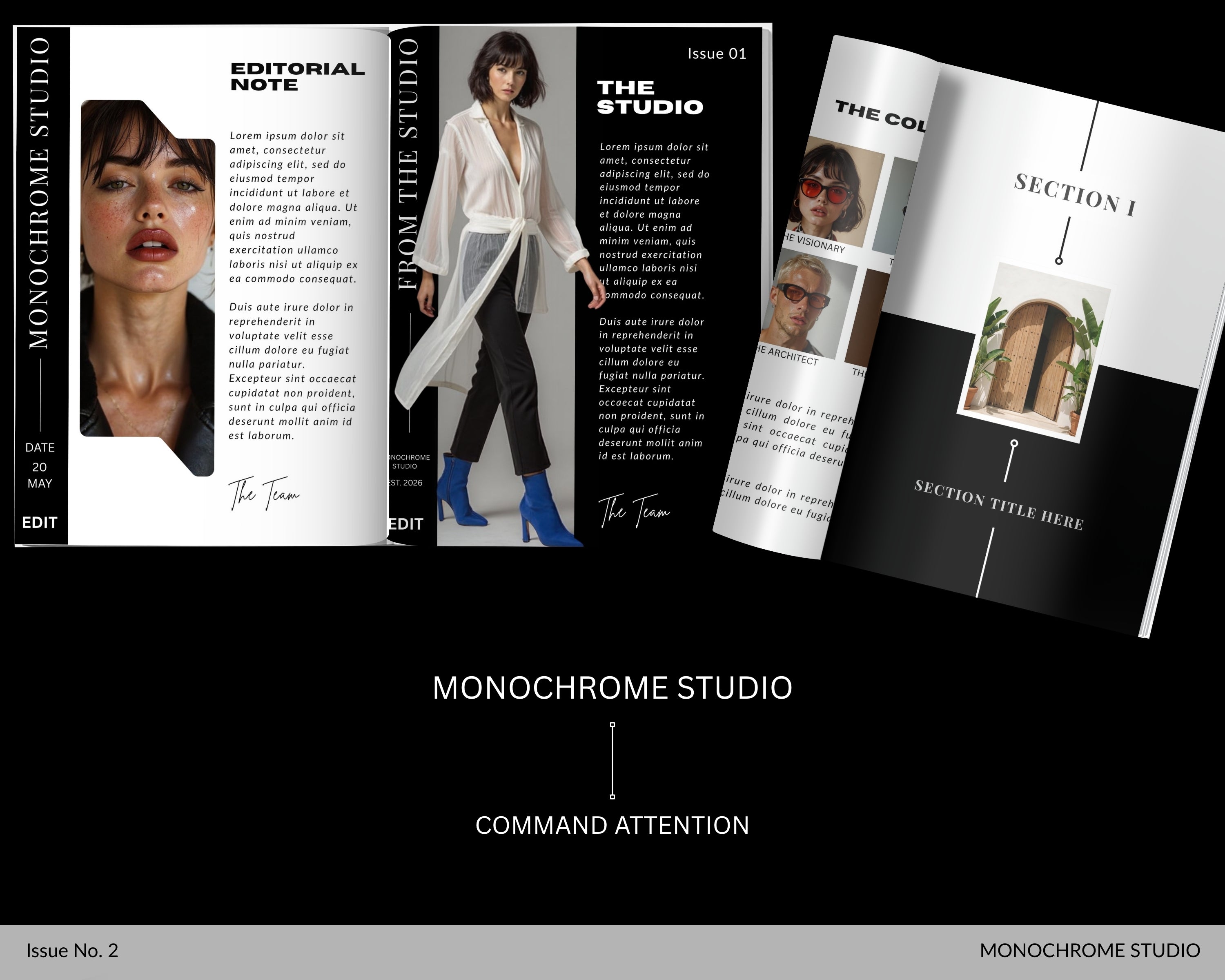 Monochrome Studio | For brands that lead with authority, structure, and restraint.