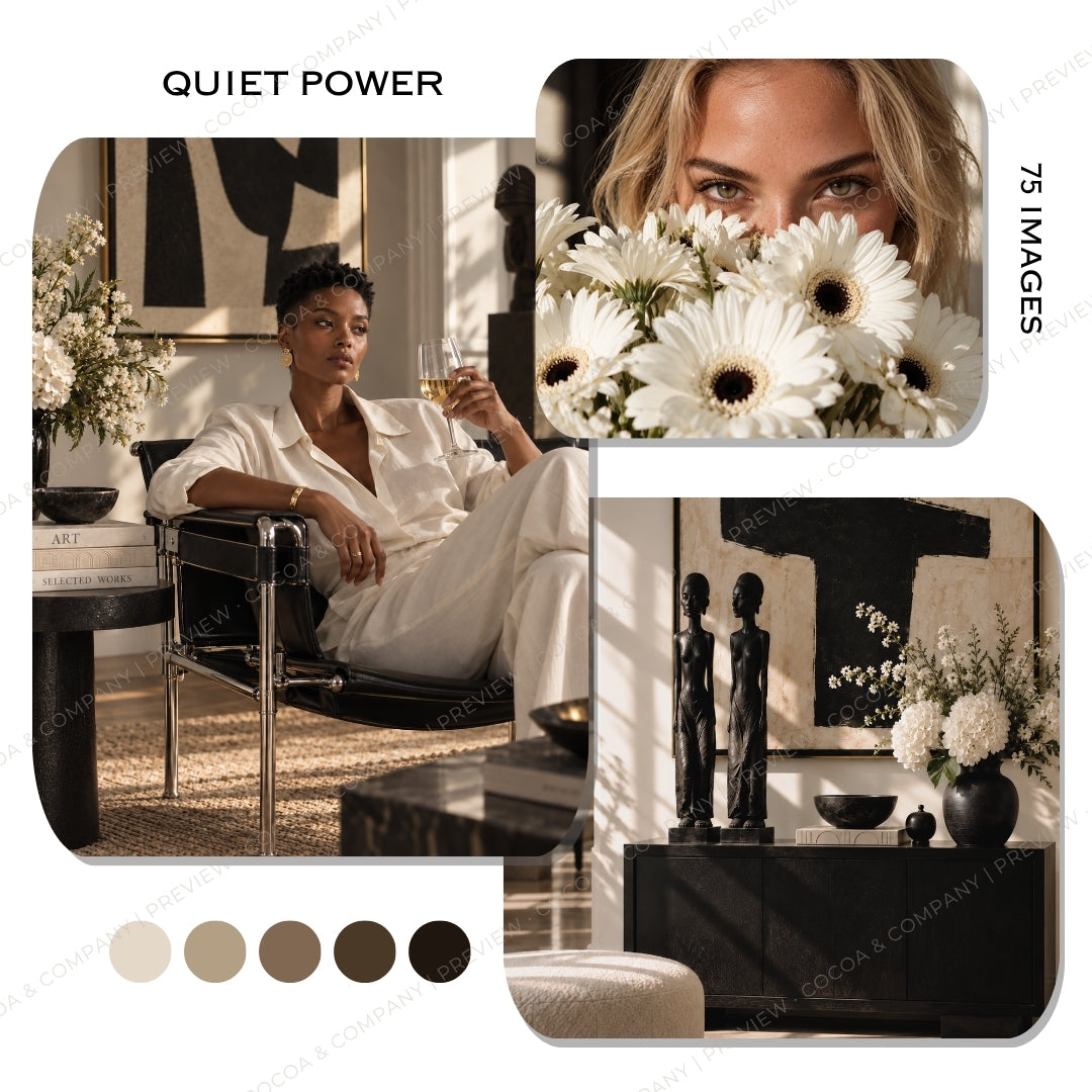 Quiet Power — 75 Editorial Images for Brands & Creators