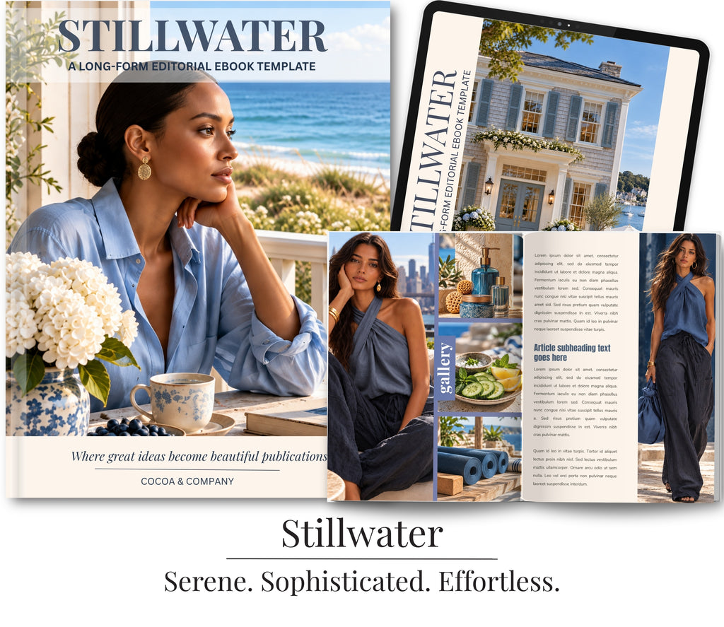 Stillwater | For brands that lead with clarity, composure, and quiet confidence.