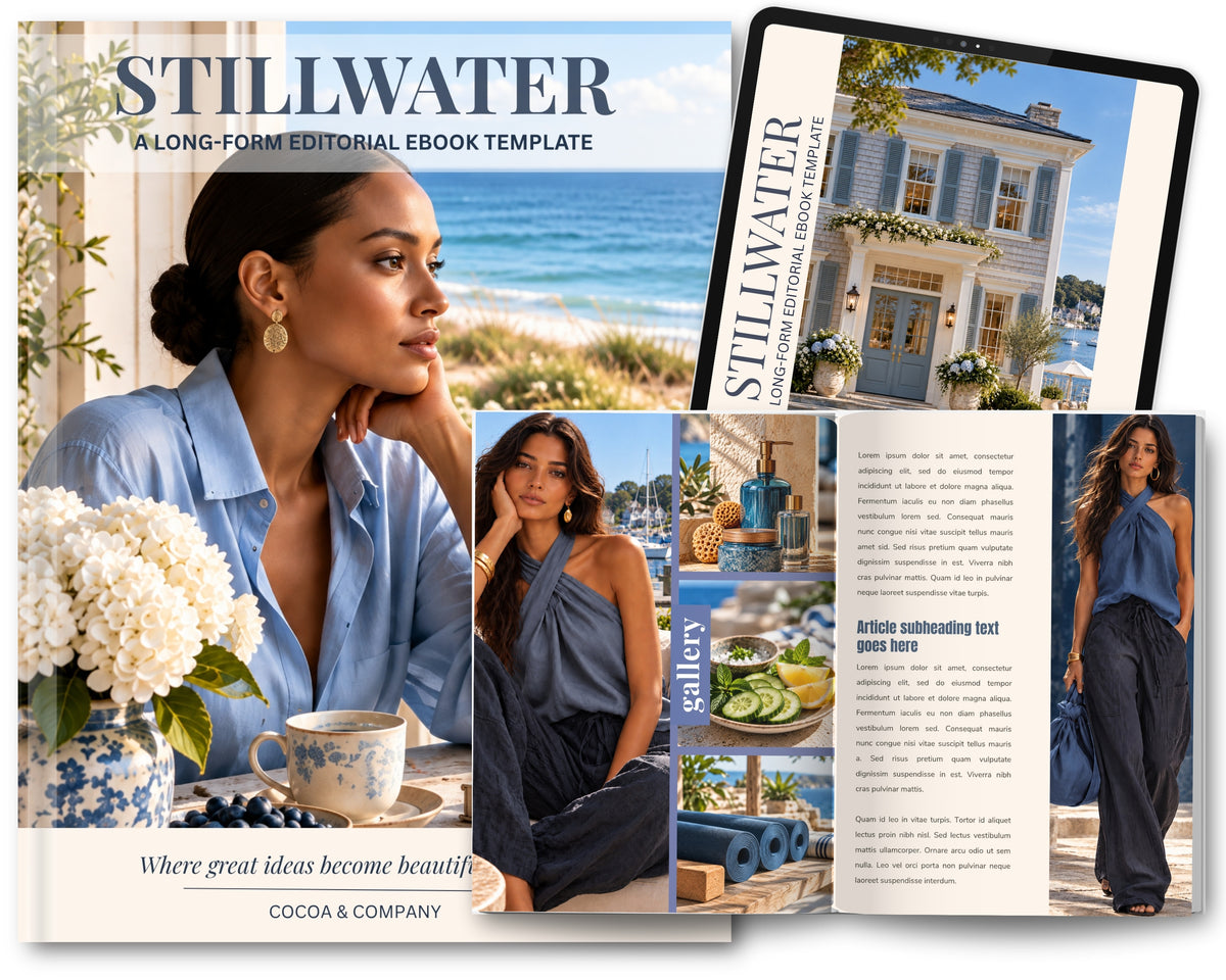 Stillwater | For brands that lead with clarity, composure, and quiet confidence.