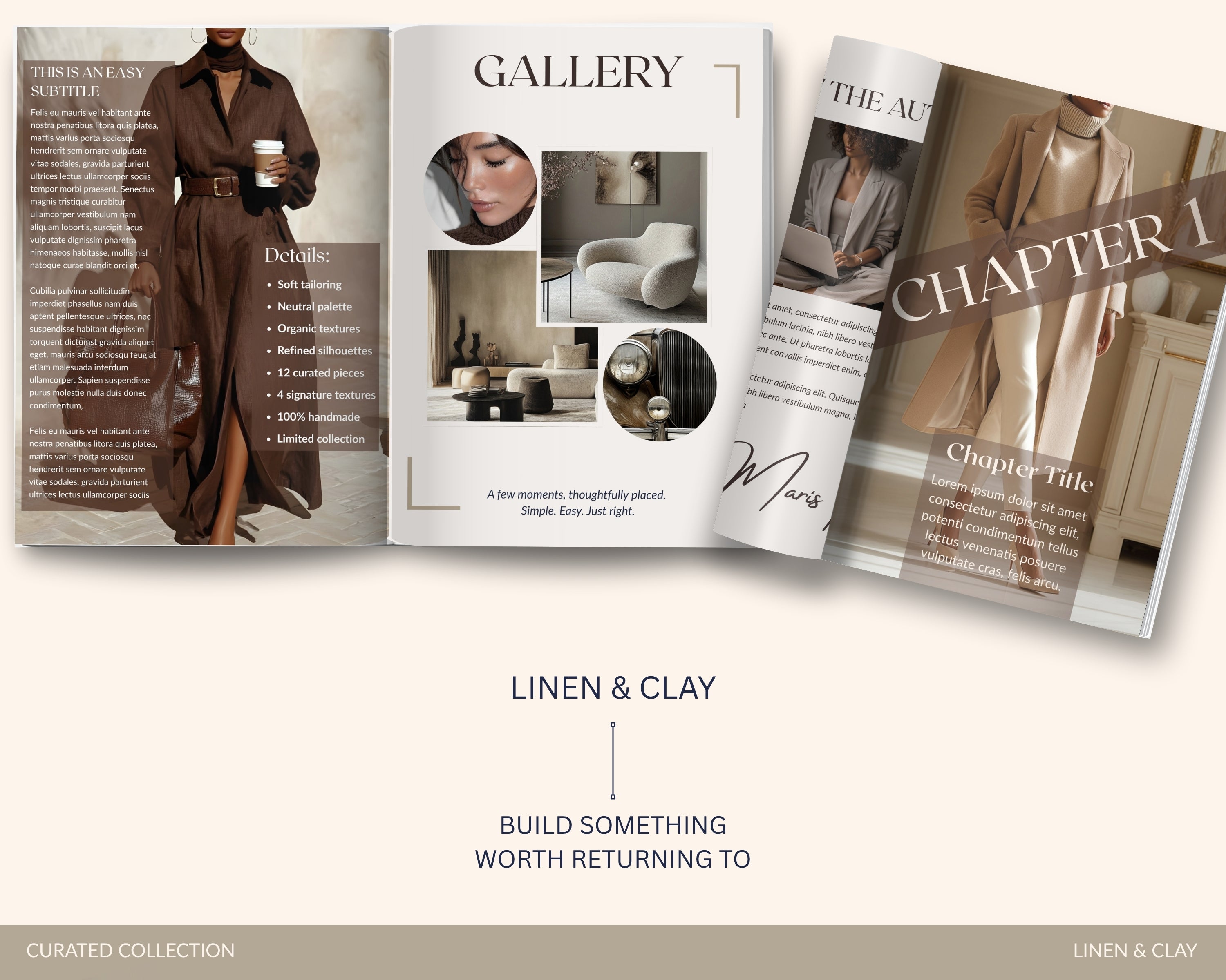 Linen & Clay | For brands that connect through warmth, authenticity, and trust.