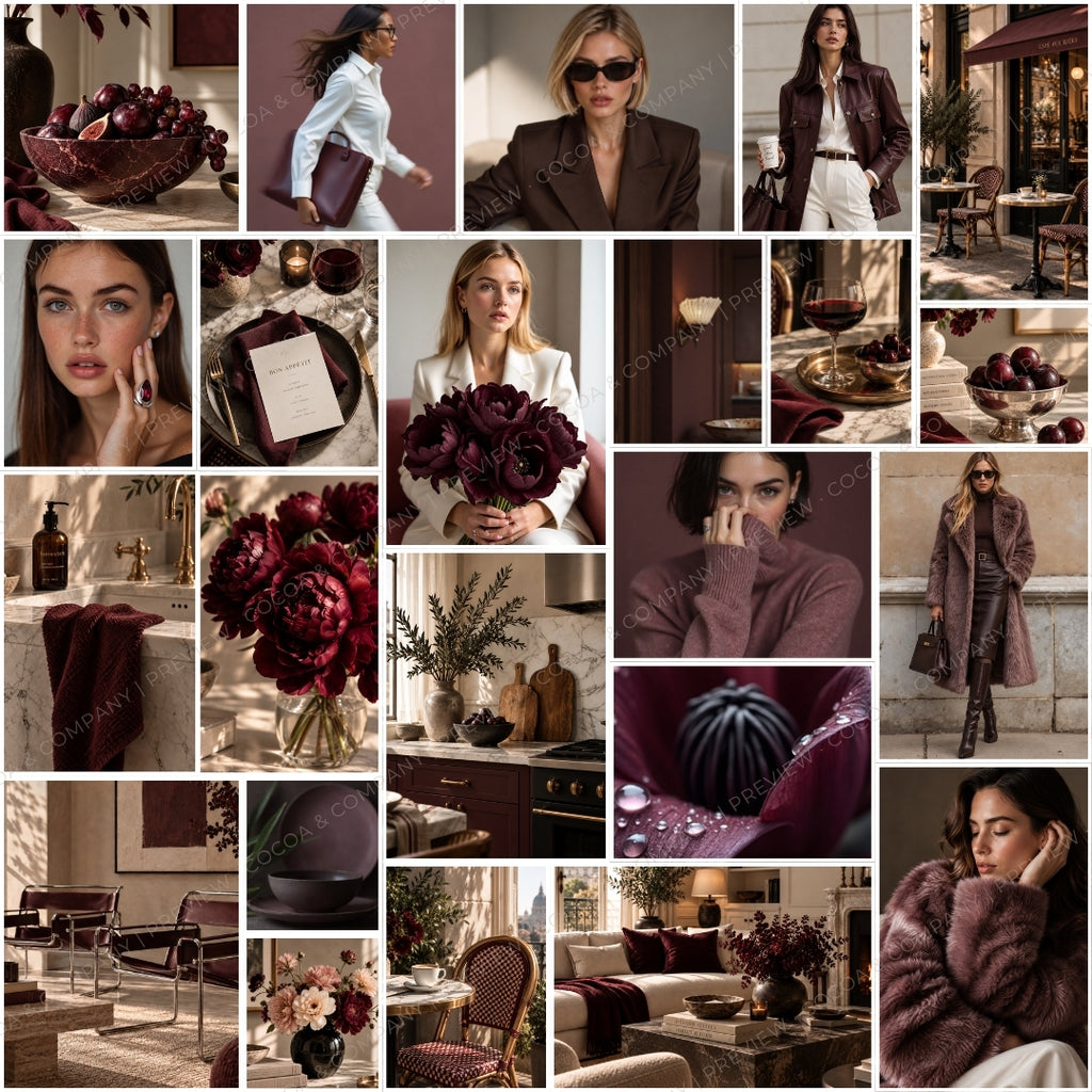 Mulberry Wine — 75 Editorial Images for Brands & Creators