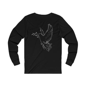 Peace - Unisex Jersey Long Sleeve Tee (front and back print)