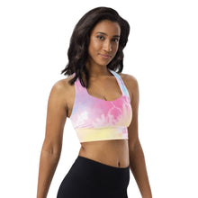 Load image into Gallery viewer, Italian Ice - Longline sports bra
